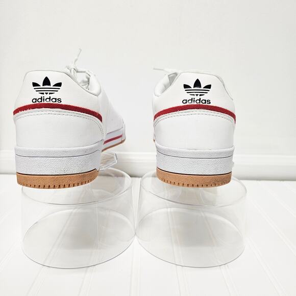 ADIDAS COURT TOURINO LIFESTYLE SHOES WHITE/VIVID RED MEN 11 - Picture 3 of 5
